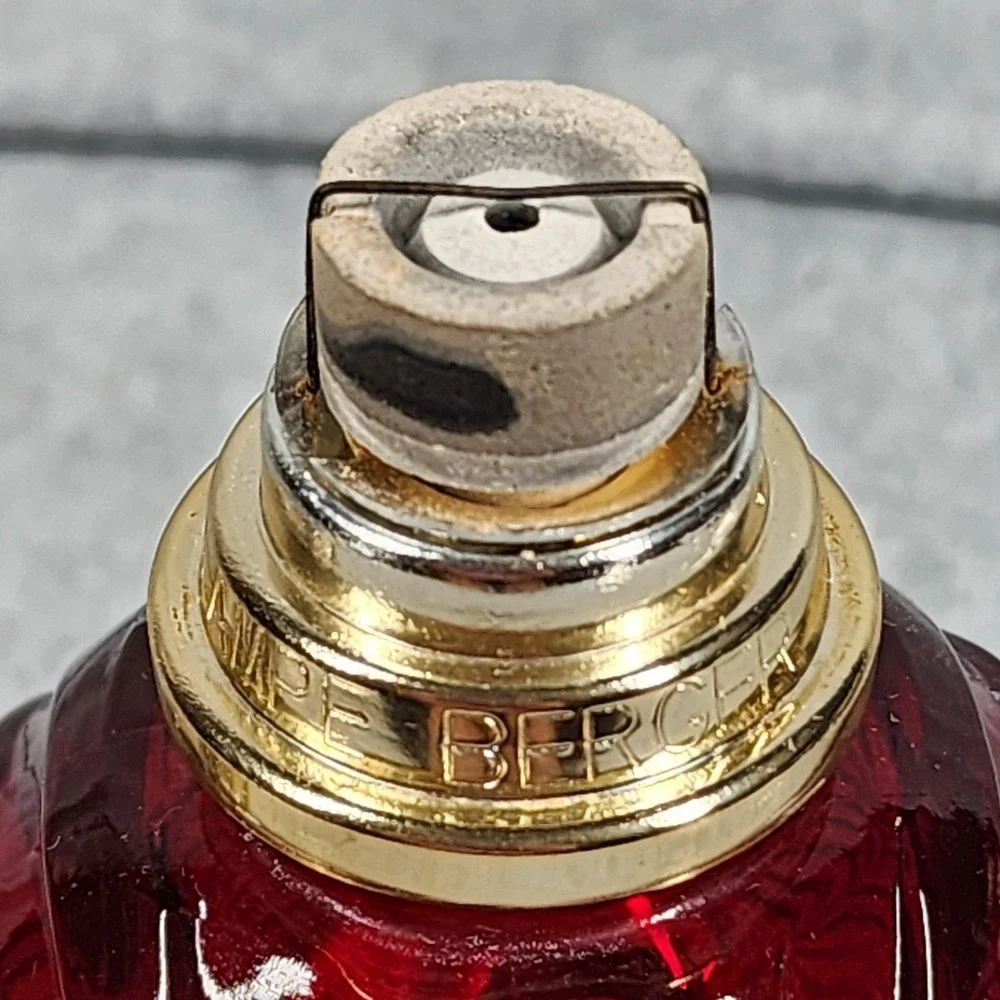 Vintage Lampe Berger Caroline Red Fragrance Lamp Catalytic Diffuser France